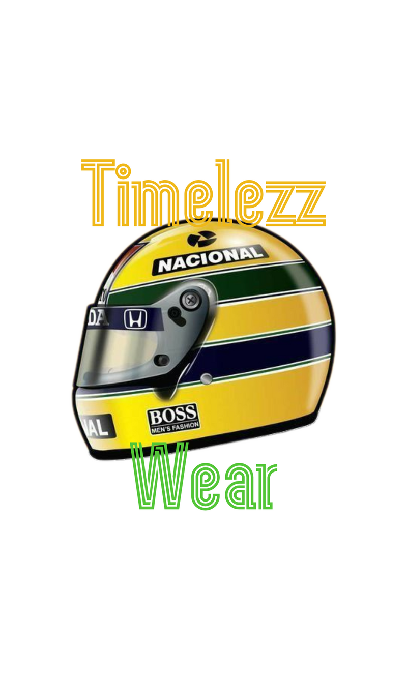 Camiseta Infantil Senna Helmet