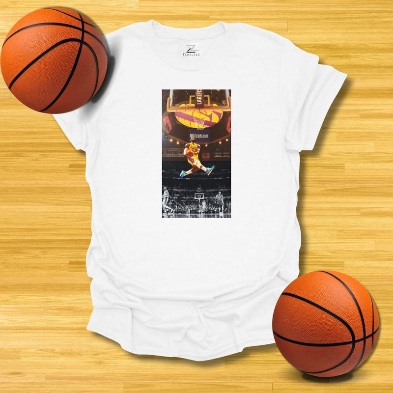 Camiseta Infantil Lebron James Lakers